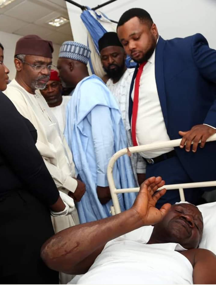 Shiite Attack: Gbajabiamila Visits Wounded Officer In The Hospital (Photos) 21