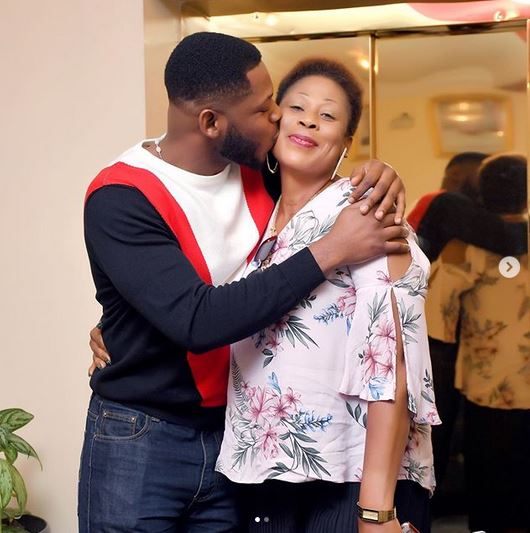 BBNaija Star, Frodd Shows Off His Beautiful Mum To Celebrate Her 50th Birthday (Photos) 2