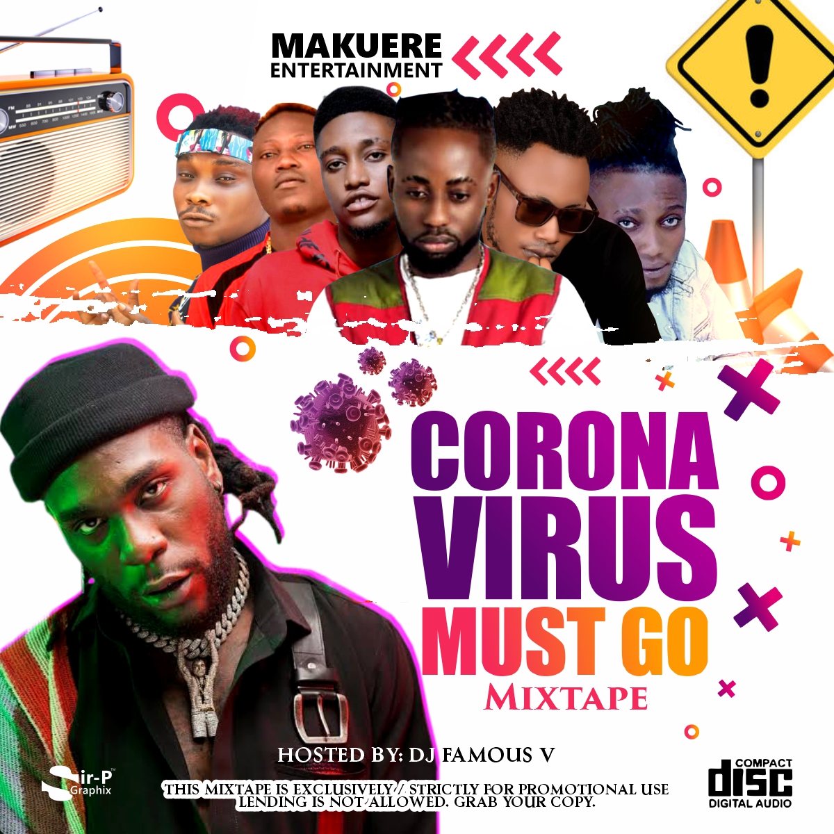 [Mixtape] Dj Famous V -"Corona Virus Must Go Mix" 1