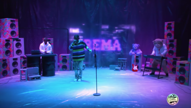 [Video] Rema Performs For EA Fifa 21 28