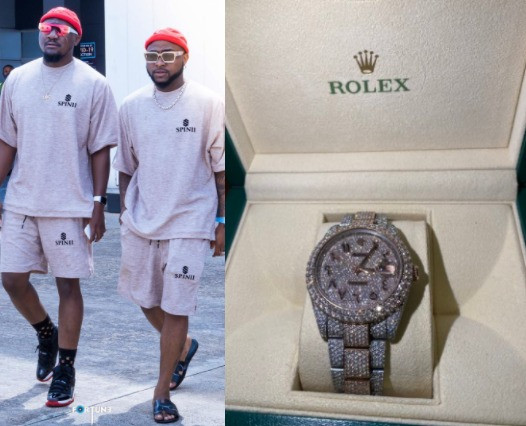 Too Much Money! Davido Gifts His Cousin, Tunji Adeleke, A $40k Rolex (Photos) 16