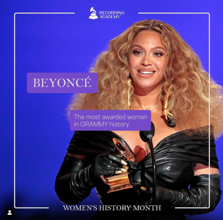 Women’s History Month; Grammy And The Female Artistes That Made History 9