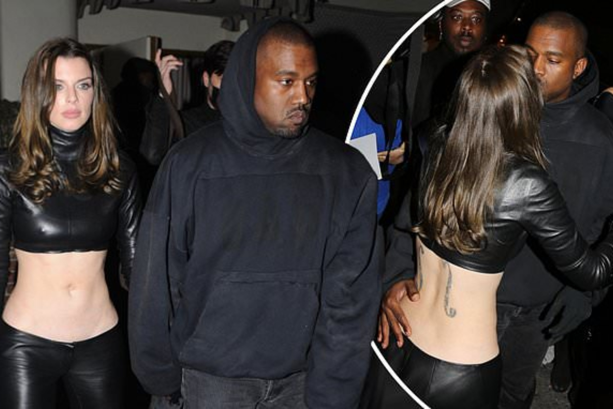 Kanye West Locks Lips With New Boo, Julia Fox In Public 3