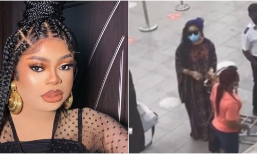 Bobrisky Spotted Boarding Commercial Flight Back To Lagos After Flying To Abuja In A Private Jet 3