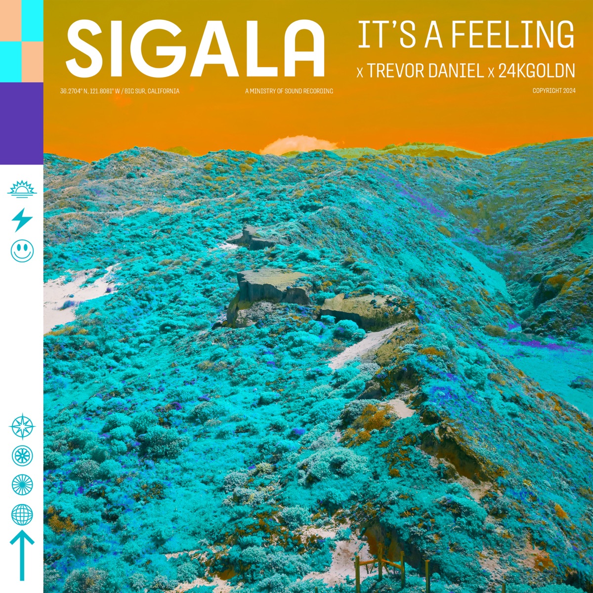 Sigala × Trevor Daniel × 24kGoldn It's A Feeling Mp3